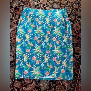 Rip Skirt Sz L Length 3 Retired Floral Print Wrap Skirt or Beach Coverup